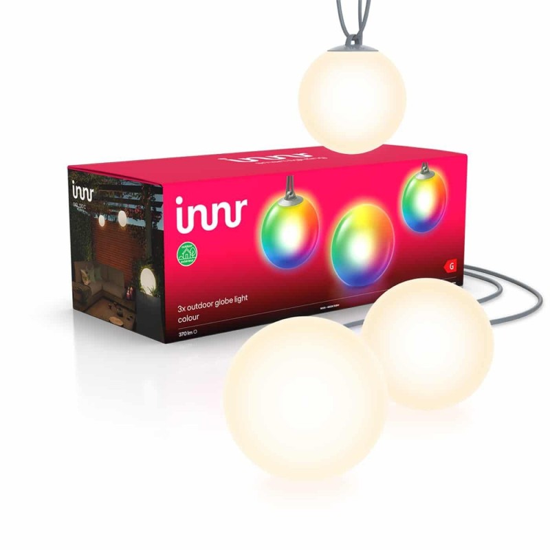 INNR Lighting Smart Outdoor Globe Light,